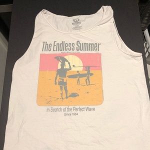 The endless summer white tank top